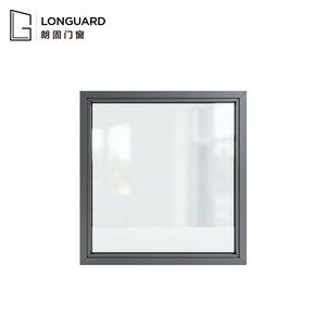 Fenêtre fixe moderne de petite taille, haute performance, <span class=keywords><strong>double</strong></span> <span class=keywords><strong>vitrage</strong></span>, remplie d'argon/air, à rupture de pont thermique, en aluminium, pour bureaux et hôtels, optimisant la luminosité naturelle - Product Image 1