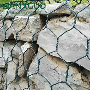 Chất lượng cao mạ kẽm PVC tráng thép không gỉ đá đầy nước bằng chứng gabion Hộp nhà máy cung cấp lục giác hàn cắt - Product Image 2