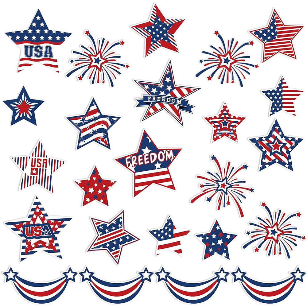 แม่เหล็กติดตู้เย็นวันประกาศอิสรภาพแบบกำหนดเอง 7