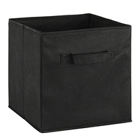 Cubes de rangement pliables carrés pour vêtements, bacs en tissu écologiques pliables, paniers décoratifs d'organisation, étagères