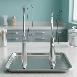 Elevadores de Septum Cottle de Acero Inoxidable, Instrumentos Quirúrgicos Eléctricos con Certificación CE Clase II, Estándar de Seguridad ISO 2015 - Product Image 2