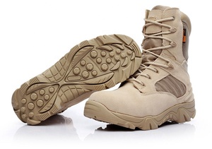 Stivali da Trekking da combattimento all'aperto nella giungla Design in pelle del deserto con suola in gomma resistente - Product Image 6