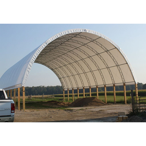 Abri de stockage d'usine chinois, grande tente dôme en PVC à double treillis, abri en tissu, grande tente d'entrepôt industrielle en matériau PVDF - Product Image 1