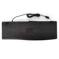 Keyboard dan Mouse USB Berkabel Murah untuk Bisnis, Tersedia Tata Letak Rusia/Prancis/Korea/Spanyol/Portugis, Ready Stock