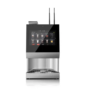 EVOACAS 15.6-Inch Touch Screen Commercial Coffee Machine 3 Powder Hoppers For Hotel Restaurant Supplies