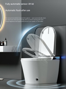 WC intelligent avancé avec bidet, écran d'affichage, nouvelle technologie, té<span class=keywords><strong>l</strong></span>écommande, chasse d'<span class=keywords><strong>eau</strong></span> intelligente pour suite d'hôtel et salle <span class=keywords><strong>de</strong></span> bain domestique - Product Image 5