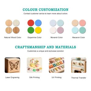 Bandeja Sensorial Montessori con Tapa Juguetes de Educación Temprana para Niños Pequeños Unisex Caja Sensorial para <span class=keywords><strong>Jugar</strong></span> de 2 a 4 Años - Product Image 5