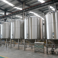 Équipement de brasserie commercial entièrement automatique en acier inoxydable 2000L 3000L 4000L 5000L 10000L, projet clé en main CE ISO