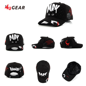 4 قبعات بيسبول من جلد الغزال Gorras مرصعة بالماس الكامل للرجال قبعات رياضية 4U <span class=keywords><strong>5</strong></span> <span class=keywords><strong>Panel</strong></span> قبعات بيسبول بشعار مخصص - Product Image 2