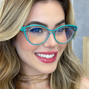 Specchio piatto occhio di gatto Anti luce blu 2025 nuove donne europeo e americano telaio per occhiali Cross Border moda montatura per occhiali - Product Image 1