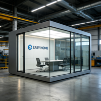 Vente flash : maison modulaire préfabriquée en conteneur de 20 pieds, installation rapide