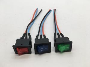 Accesorios para Motos, Interruptor para Motocicleta/Bicicleta Eléctrica, con Interruptor de Encendido para Faro LED de 3 Cables y 120 mm de Longitud - Product Image 2