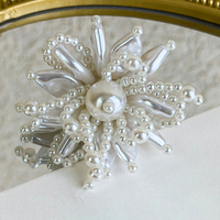 Nouveauté : Petites fleurs 3D à coudre avec perles et sequins, fleurs stéréo pour accessoires