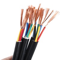 Cable de Alimentación Flexible de Cobre con Aislamiento XLPE RVV de 2, 4 y 6 Núcleos, Directo de Fábrica, para Uso Industrial y de Construcción
