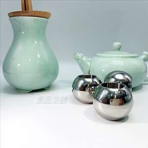 8cm 12cm 15cm 20cm 25cm bolas de esfera hueca de acero inoxidable mate cepillado bolas huecas Inox - Product Image 4