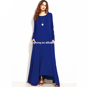 En gros <span class=keywords><strong>de</strong></span> haute qualité à fond poussant à manches longues Arabe musulman robe caftan abaya - Product Image 1