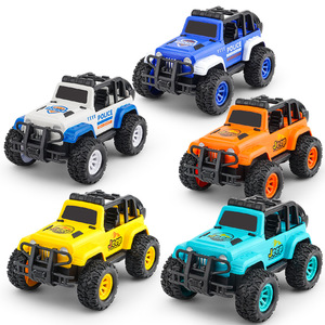 Modèle de voiture jouet à friction tout-terrain pour garçons, jeu éducatif de 4 à 7 ans, aucune batterie requise - Product Image 2