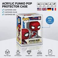 Vitrine acrylique Funko Pop Marvel : Spider-Man: Brand New Day, résistante aux UV, avec couvercle magnétique, protection acrylique pour Funko Pop