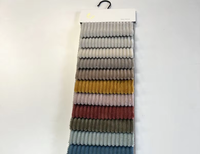 Fabricant chinois populaire rayure 100% polyester velours canapé tissu rembourrage chaise couverture couverture couverture tissu épais doux