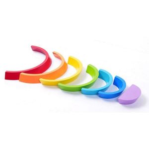 ของเล่นไม้สีรุ้งหลากสีสัน ยอดนิยม ขายดี เหมาะสำหรับเด็กอายุ 2-4 ปี เสริมสร้างพัฒนาการทางสติปัญญา ใช้ได้ทั้งเด็กชายและเด็กหญิง - Product Image 6