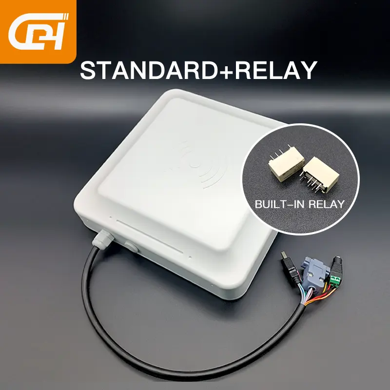 Giá thương mại CPH-B701 UHF RFID Reader USB 8dBi Antenna xe truy cập bãi đậu xe RFID Reader UHF Wiegand USB RFID