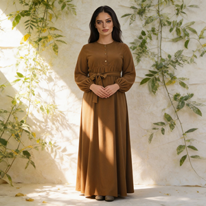 Luxury High Quality Sequined Polyester Elegant Abaya <b>for</b> Muslim <b>Women</b> Custom Party <b>Dress</b> Wholesale - Product Image 4