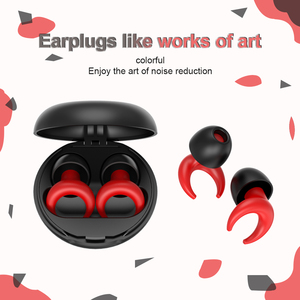 Silicone macio descartável dobrável ruído cancelamento tampões redução ruído proteção auditiva foco & relaxamento - Product Image 4