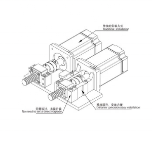 HM15-80 HM15-86 sede integrata C7 <span class=keywords><strong>C5</strong></span> per il collegamento vite a sfera a servomotore 80ST o motore passo-passo Nema 34 - Product Image 5