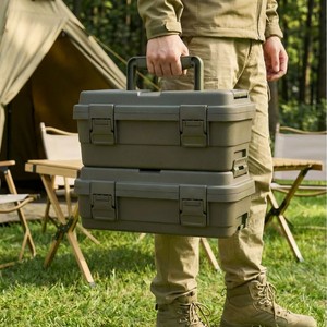 Portable Plastic Toolbox 30L 7-9 Compartments For Home And Car Use - Product Image 4