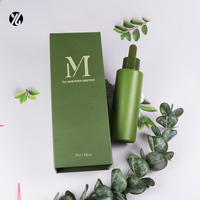Boîte Personnalisée Luxe avec Logo pour Sérum Huile Cheveux Corps 30ml 50ml 100ml Bouteille Compte-gouttes Emballage Boîte Huile Essentielle avec Insert EVA