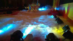 Machine à brouillard basse à double tête 3000W à base d'eau, contrôle DMX512, pour effets de scène, mariage, événement, concert, fête - Product Image 4
