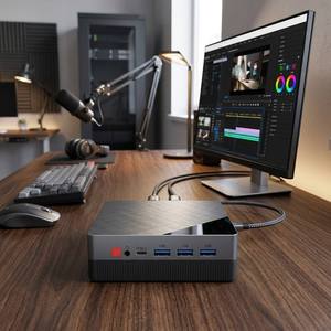 Mini PC de Escritorio ZNR de Alto Rendimiento con R5-5600H/R5-7530U/R7-7730U, 3320M, 2*DDR4-3200Mhz, 8/16GB RAM, M.2 512GB/1T SSD, LAN Gigabit y Salida HD - Product Image 2