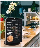 Présentoir de menu moderne personnalisable support rotatif en acrylique transparent écologique pour événements restauration panneau de bureau à trois faces pour bars
