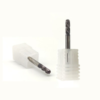 Altin mata bor ujung hidung bola seruling 4 mata bor CNC karbida padat ODM garansi HRC45 dapat disesuaikan