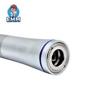 Tandheelkundig 1:1 chirurgisch handstuk met interne spray, recht handstuk, roestvrij staal, lage snelheid, contra-hoek met E-type connector - Product Image 2