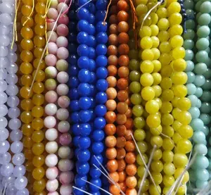 Perles de pierres précieuses naturelles Offres Spéciales perles en vrac perles Mala pour la fabrication de bijoux