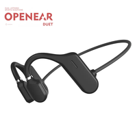 Headphone Olahraga Nirkabel Open Ear dengan Layar LED Penunjuk Baterai OEM Headset Earhook untuk Lari dan Kebugaran Luar Ruangan