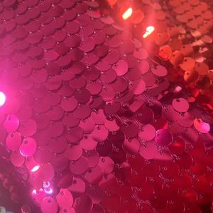 2024 Hot Phong Cách Nhà Sản Xuất Bán Hàng Trực Tiếp Thoáng Khí 9Mm Sequin Thêu Ren Vải Cho Cô Gái Dệt Kim Kỹ Thuật Cho Đám Cưới - Product Image 3