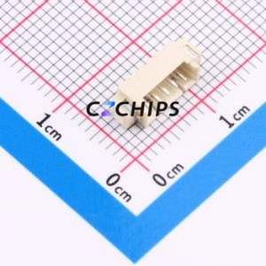 HC-1.25-5PWT Wire-to-<b>Board</b> <b>Pin</b> Header SMD,P=1.25mm,Horizontal Mount Connector 1x5P 1.25mm Horizontal Mount PicoBlade (MX 1.25) - Product Image 1