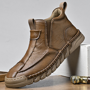 Botas de Piel Auténtica con Cordones para Mujer, Nuevas para Verano/Otoño/Invierno 2025, Impermeables, Casuales para Exteriores, Transpirables y Suaves para Caminar - Product Image 4