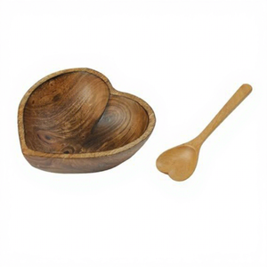 Handcrafted Wooden Serving <b>Bowl</b> <b>with</b> <b>Lid</b> Natural Mango Wood Fruit <b>Bowl</b> for Salad Snacks Dry Fruits and Kitchen Utensil - Product Image 6