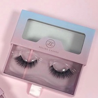 Boîte cadeau personnalisée pour faux cils en vison 3D du fabricant