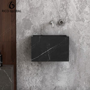 อ่างล้างหน้าแขวนผนังหินธรรมชาติหรูหราผลิตภัณฑ์ห้องน้ำระดับพรีเมี่ยม - Product Image 3