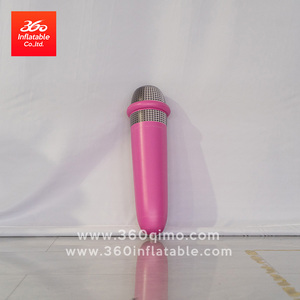 <strong>Custom</strong> Air-Sealed PVC Tarpaulin Advertising <strong>Inflatables</strong> Giant <strong>Microphone</strong> Design for Outdoor Use - Product Image 4