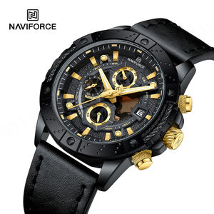 NAVIFORCE 8055 RGBDBN Venta de Fábrica Relojes de Cuarzo Cronógrafo de Moda para Hombre Reloj de Pulsera Deportivo Resistente al Agua 30m para Reloj de Lujo - Product Image 6