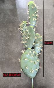 Disposizione floreale moderna di fiori di <span class=keywords><strong>Cactus</strong></span> in gomma morbida <span class=keywords><strong>piante</strong></span> <span class=keywords><strong>grasse</strong></span> artificiali al coperto per la festa della mamma capodanno cinese - Product Image 5