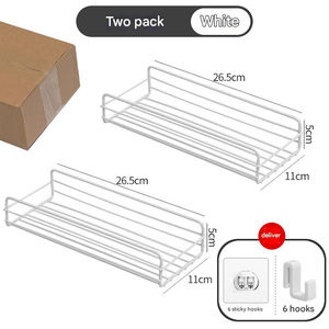 Étagère de rangement murale pour salle de bain <span class=keywords><strong>sans</strong></span> trous Étagère de rangement murale pour cuisine - Product Image 2