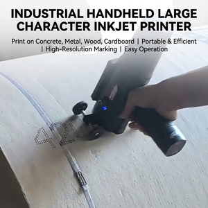 Impresora Industrial de Inyección de Tinta de Caracteres Grandes DOD de 16 Puntos, Máquina de Codificación de Inyección de Tinta de 30-60 mm para Marcado de Superficies Curvas de Tuberías de PVC - Product Image 1