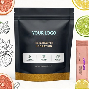 OEM/ODM Electrolitos en Polvo en Sobres, Mezclas de Bebidas Electrolíticas con Vitaminas C, B6, <span class=keywords><strong>B12</strong></span>, Electrolitos con Polvo de Hidratación de Bayas de Goji - Product Image 1