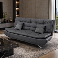 모던 디자인 패브릭 라운지 3인용 소파베드 리클라이너 접이식 침대 겸용 소파 거실 소파